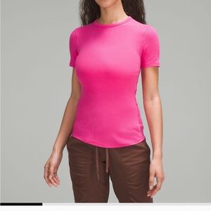 lululemon hold tight t shirt in sonic pink